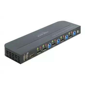 KVM slēdzis DeLOCK 11484 Melns