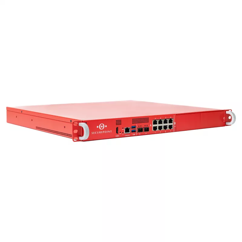 Securepoint RC400RR G6 aparatūras ugunsmūris 1U 49 Gbit/s
