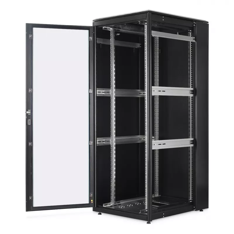 Tīkla skapis DIGITUS Unique Light sērija 42U 800×1000 mm (P×D) brīvi stāvošs, 800 kg, IP20, atslēgas slēdzene