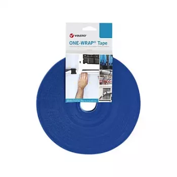 VELCRO One Wrap lente 50 mm plata, zila, 25 m