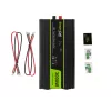 Auto invertors zaļa Cell INV21 6000 W, 24V līdzstrāva-maiņstrāva, 230V izeja, 2x USB PD, aktīvā dzesēšana, noņemami līdzstrāvas savienotāji, melns