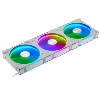 PHANTEKS D30-140 140mm ARGB korpusa ventilatori balts 3-pack