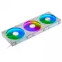 PHANTEKS D30-140 140mm ARGB korpusa ventilatori balts 3-pack