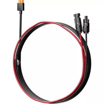 Kabelis EcoFlow LMC4-XT60I-2.5M saules paneļiem, XT60i savienotājs, 2,5 m, melns/sarkans