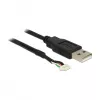USB 2.0 A vīr. / 5 kontaktu V5 1,5 m kameras kabelis DeLOCK 95985