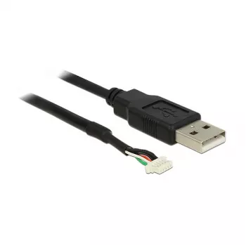 USB 2.0 A vīr. / 5 kontaktu V5 1,5 m kameras kabelis DeLOCK 95985