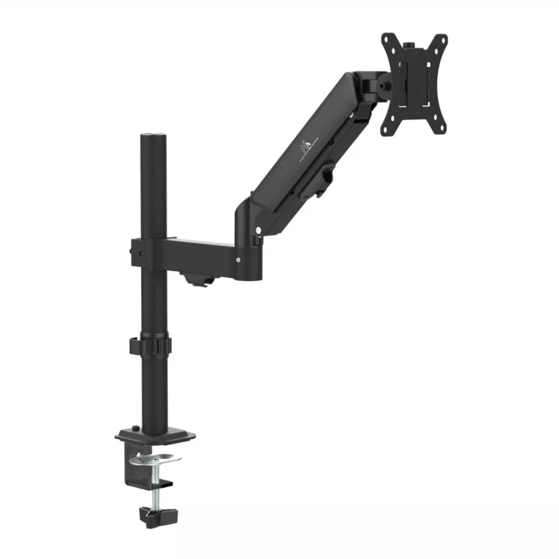 Monitora kronšteins MACLEAN MC-135 ar gāzes atsperi 17 collu–32 collu ekrāniem, slodze 2–10 kg, melns