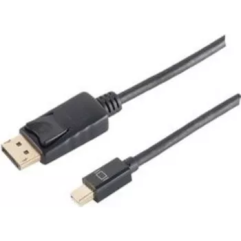 DisplayPort kabelis ShiverPeaks BS10-52025 1 m Mini DisplayPort Melns