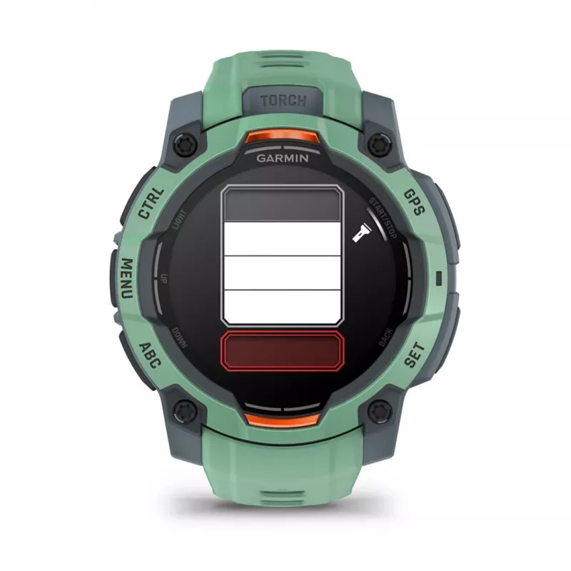 Garmin Instinct 3 AMOLED 3.05 cm (1.2) 45 mm Digital 390 x 390 pikseļi skārienjūtīgs Zaļš GPS (satelīts)