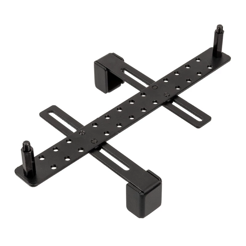 Grafikas kartes turētājs Lian Li GB-002 tērauda, universāls, 128,4 mm x 104 mm, melns, atbalsta 2 GPU