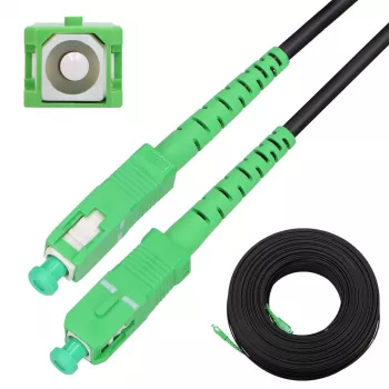Extralink Patchcord SC/APC-SC/APC Round drop Single mode Simplex G.657A2 70m