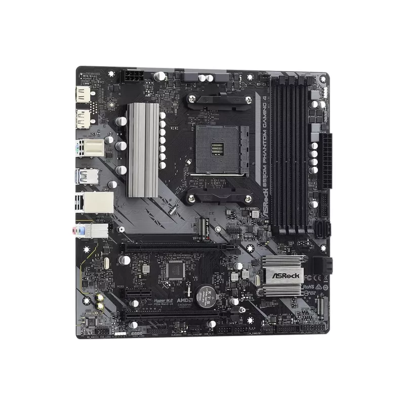 Mātesplate ASRock B550M Phantom Gaming 4 AMD B550 Socket AM4 micro ATX