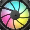 Ventilators Corsair RS140 ARGB 14 cm melns 330-1700 RPM