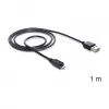 USB kabelis DeLOCK EASY-USB 2.0-A USB 2.0 micro-B 1m