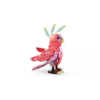 LEGO Creator 3-in-1 Pink Flamingo 31170 būvējamo modeļu komplekts, 288 detaļas, augstums 230 mm, ieteicamais vecums 8+