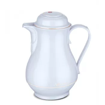 Termosa krūze ROTPUNKT 1,2 L, ziloņkaula krāsa — 24 h karsts / 36 h auksts, rokturis, 199×255 mm