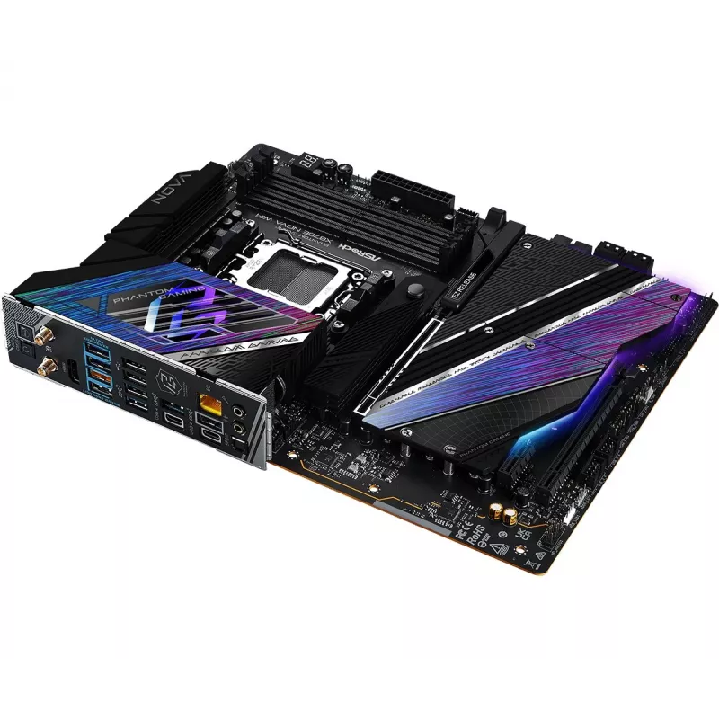 Mātesplate ASRock X870 NOVA WIFI — AMD X870, Socket AM5, ATX, 4× DIMM DDR5, 256GB, Wi‑Fi 6E, 2.5GbE
