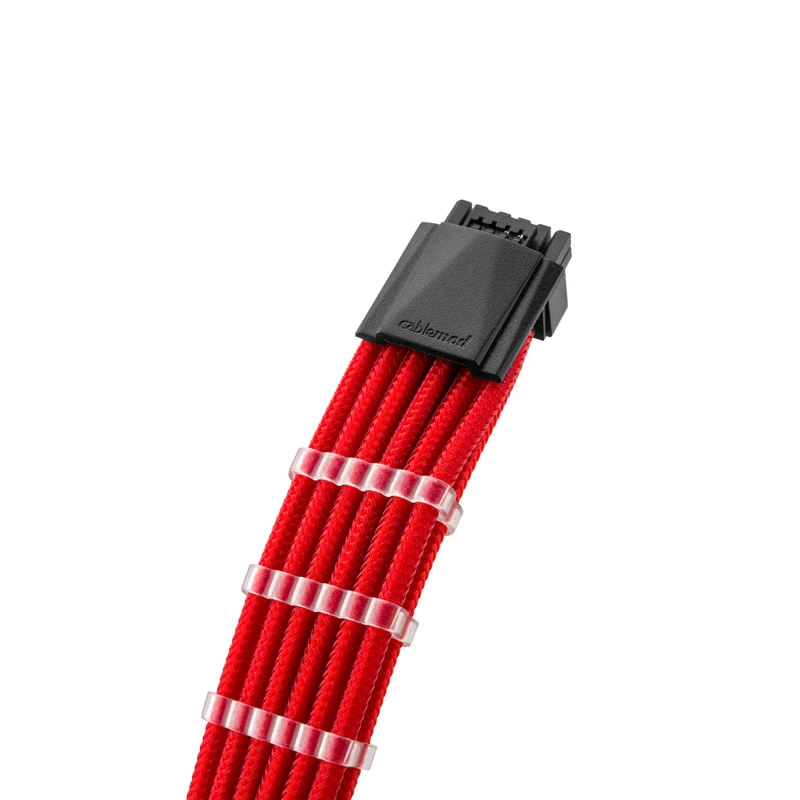 CableMod CableMod PRO ModMesh 12VHPWR kabeļa pagarinājuma komplekts — sarkans