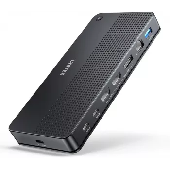 Dokstacija UNITEK D1103A01 USB4 vadu melna 100W strāvas padeve