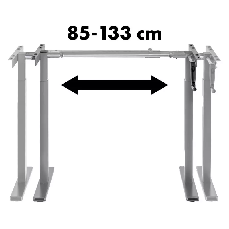 Manuāli regulējams galds MACLEAN MC-790NG — maksimālā slodze 60 kg, maksimālais augstums 120 cm