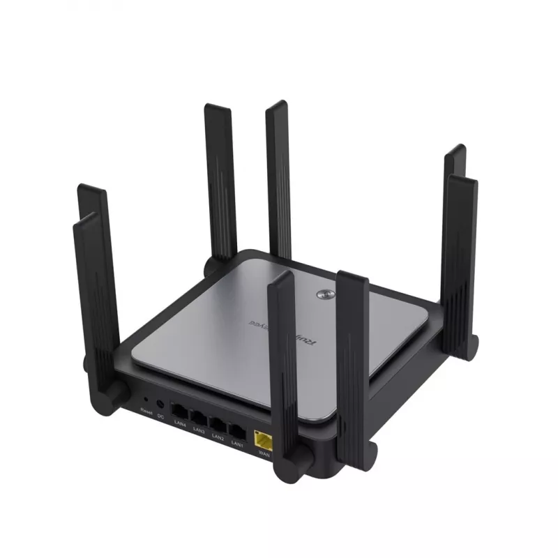 Galda maršrutētājs RUIJIE RG-EW3200GX PRO divjoslu Wi‑Fi 6, līdz 2402 Mbps, 4 Gigabit LAN pieslēgvietas