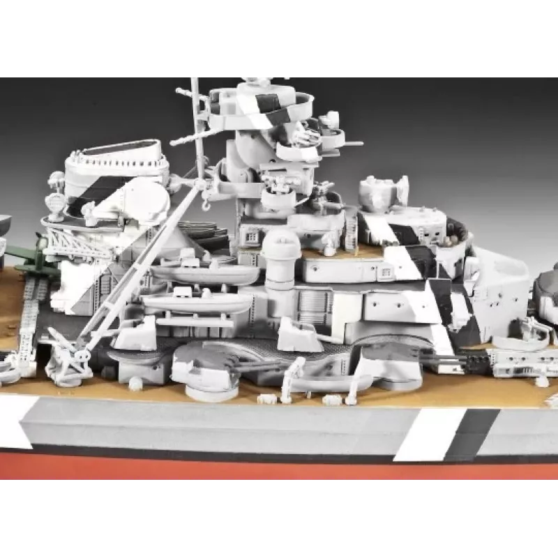 Karakuģa modelis Revell Bismarck montāžas komplekts 1:700