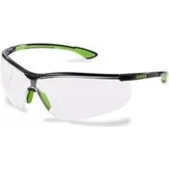 Uvex 9193265 aizsargbrilles laima/ melnā