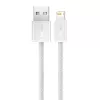 Baseus Dynamic kabelis USB uz Lightning, 2,4A, 2m (Balts)