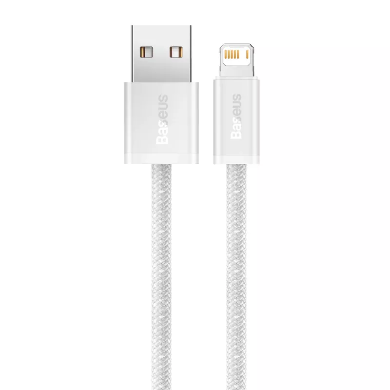 Baseus Dynamic kabelis USB uz Lightning, 2,4A, 2m (Balts)