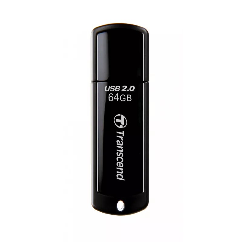 USB zibatmiņa Transcend JetFlash 350 64GB, USB 2.0, melna