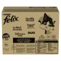 Mitrā kaķu barība Purina Nestlé Felix Fantastic Duo Mix Countryside 120 x 85 g paciņas, pieaugušiem kaķiem, 11,5% olbaltumvielu, 82% mitruma