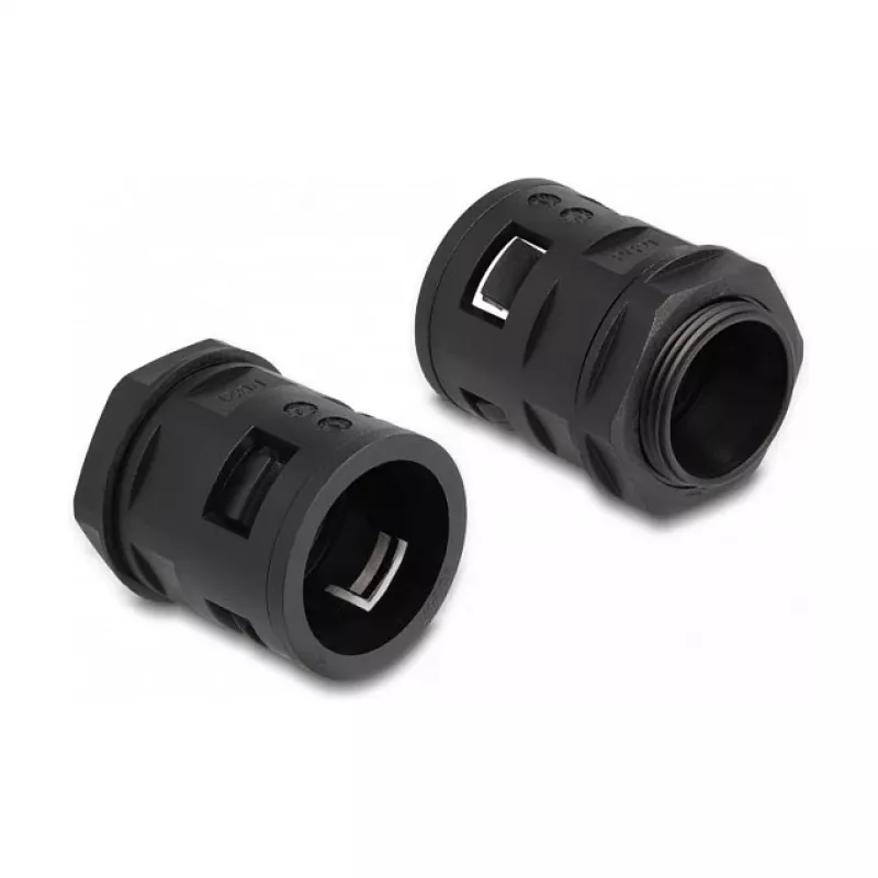Kabeļu apvalks DeLOCK 60466 Melns 28,5 mm 2 m