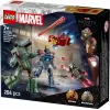 LEGO Marvel Super Heroes Iron Man War Machine konstrukcijas rotaļlietu komplekts 76320, 204 detaļas, 2 minifigūras, 100 mm augstums