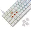 Vadu mehāniskā tastatūra White Shark Shinobi-2 (GK-004211) — ASV izkārtojums, sarkanie slēdži, balta