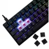Mehāniskā spēļu tastatūra White Shark Shinobi-2 ar sarkanajiem slēdžiem, melna, ASV izkārtojums