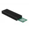SSD korpuss DeLOCK Ārējais USB Type-C combo korpuss M.2 NVMe PCIe vai SATA SSD