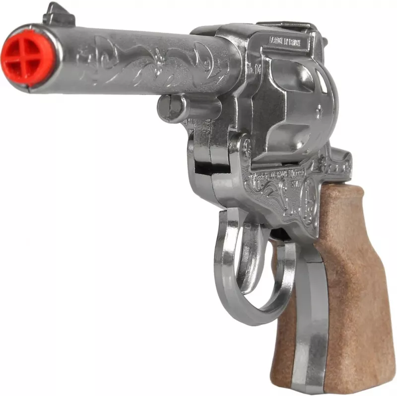Rotaļlietu metāla kovboja revolveris Gonher 8-šāvienu modelis 239842