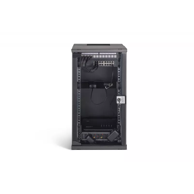 Wall mounted rack Digitus DN-49105-SET 12U 60 kg IP20