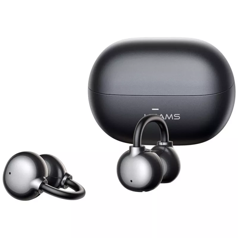 Bluetooth austiņas R02 Clip-on pelēkas
