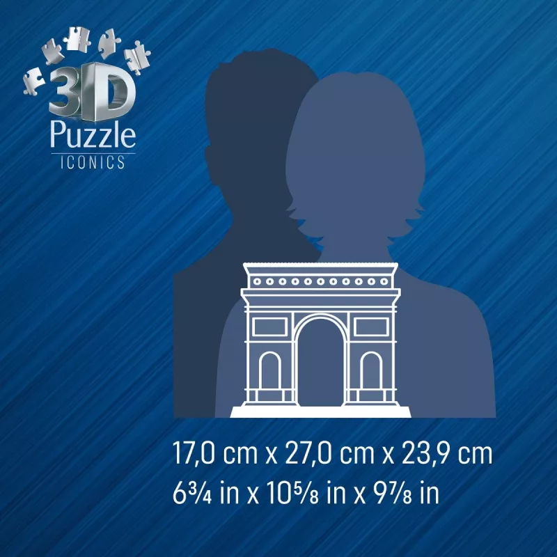 3D puzzle Ravensburger 12008029 Ēkas 269 mm x 239 mm