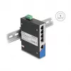 Ethernet slēdzis DELOCK 80162 — 5‑portu Gigabit RJ45 DIN sliedes montāžai