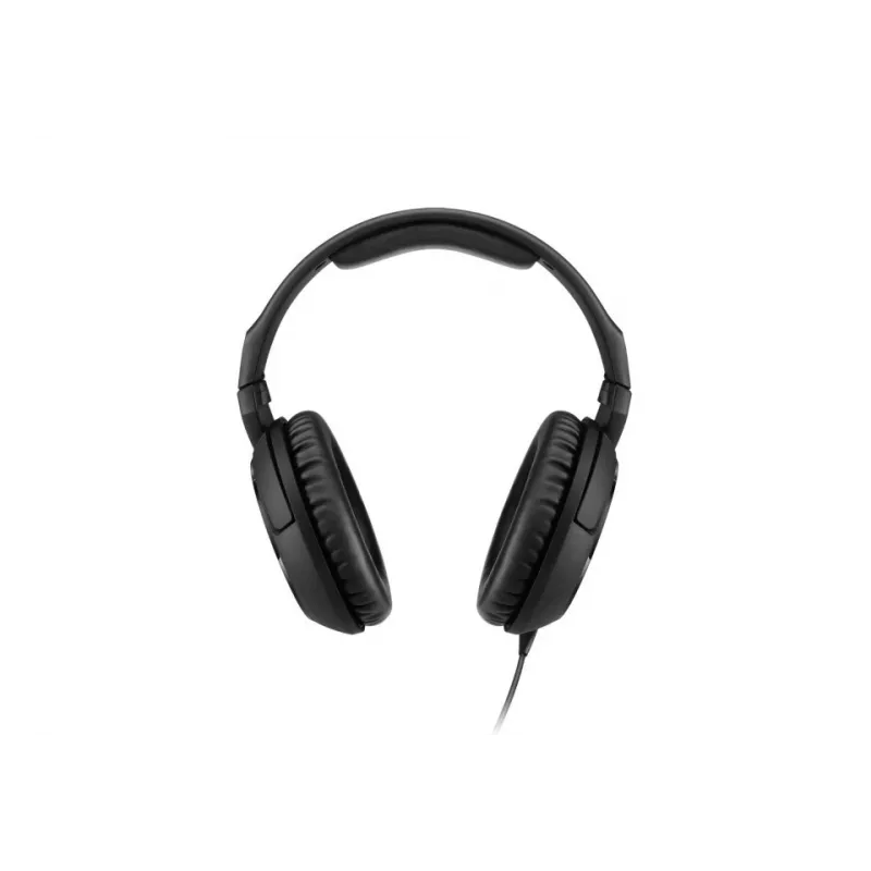 Vadu studijas austiņas Sennheiser HD 200 PRO — slēgtas apļveida, 32 Ω, 20–20000 Hz, 2 m kabelis, 3,5 mm, melnas