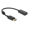 Adapter DisplayPort 1.2 vīriešu uz HDMI sieviešu 4K DeLOCK 63559