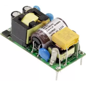 Strāvas adapteris/pārveidotājs MEAN WELL MFM-15-12, 15 W, 12 V izeja, 90–264 V ieeja