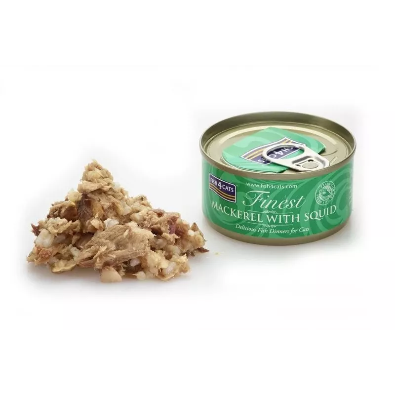FISH4CATS Makrele ar kalmāru - mitrais kaķu ēdiens - 70g