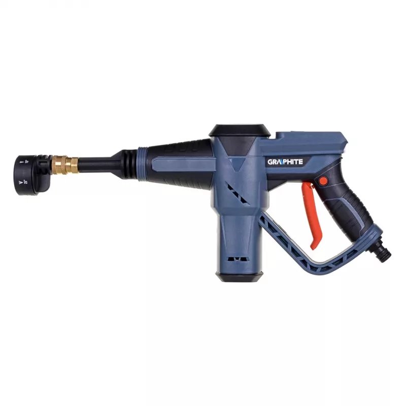 Graphite 58G083 augstspiediena mazgātājs Compact Battery 170 l/h pelēks