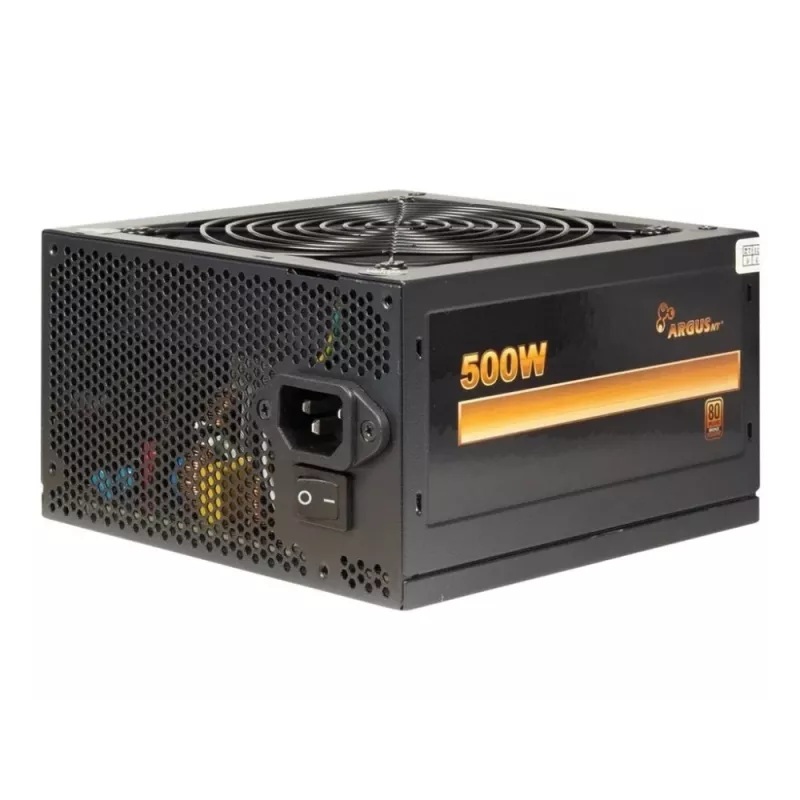 Inter-Tech ArgusNT BPS-500 barošanas bloks 500 W 20+4 pin ATX ATX Melns