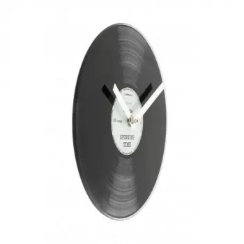 NeXtime pulkstenis 5163 Little Spinning Time, Ø20 cm, Siena, Melns