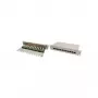 Patch Panel Desktop - Patch Panel - CAT 6 - STP - RJ-45 X 12 - Pelēks, RAL 7035 -