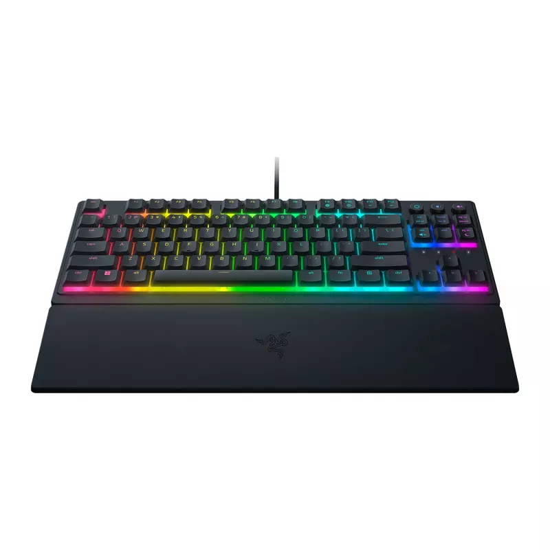 Razer Ornata V3 Tenkeyless tastatūra Gaming USB QWERTZ Melna